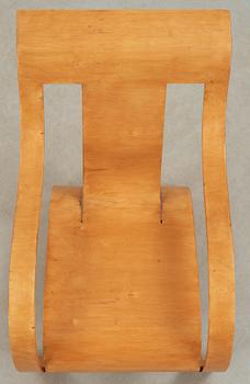 A Gerald Summers laminated birch easy chair, Makers of Simple Furniture, England ca 1935-40.