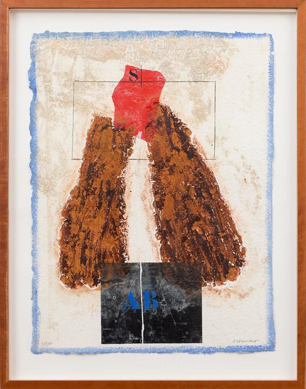 JAMES COIGNARD, carborundumgravyr, signerad och numrerad 39/40, utförd 2001.