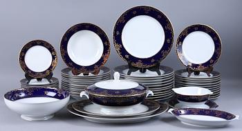 MATSERVIS, 54 delar, porslin, Rosenthal, 1900-talets mitt.