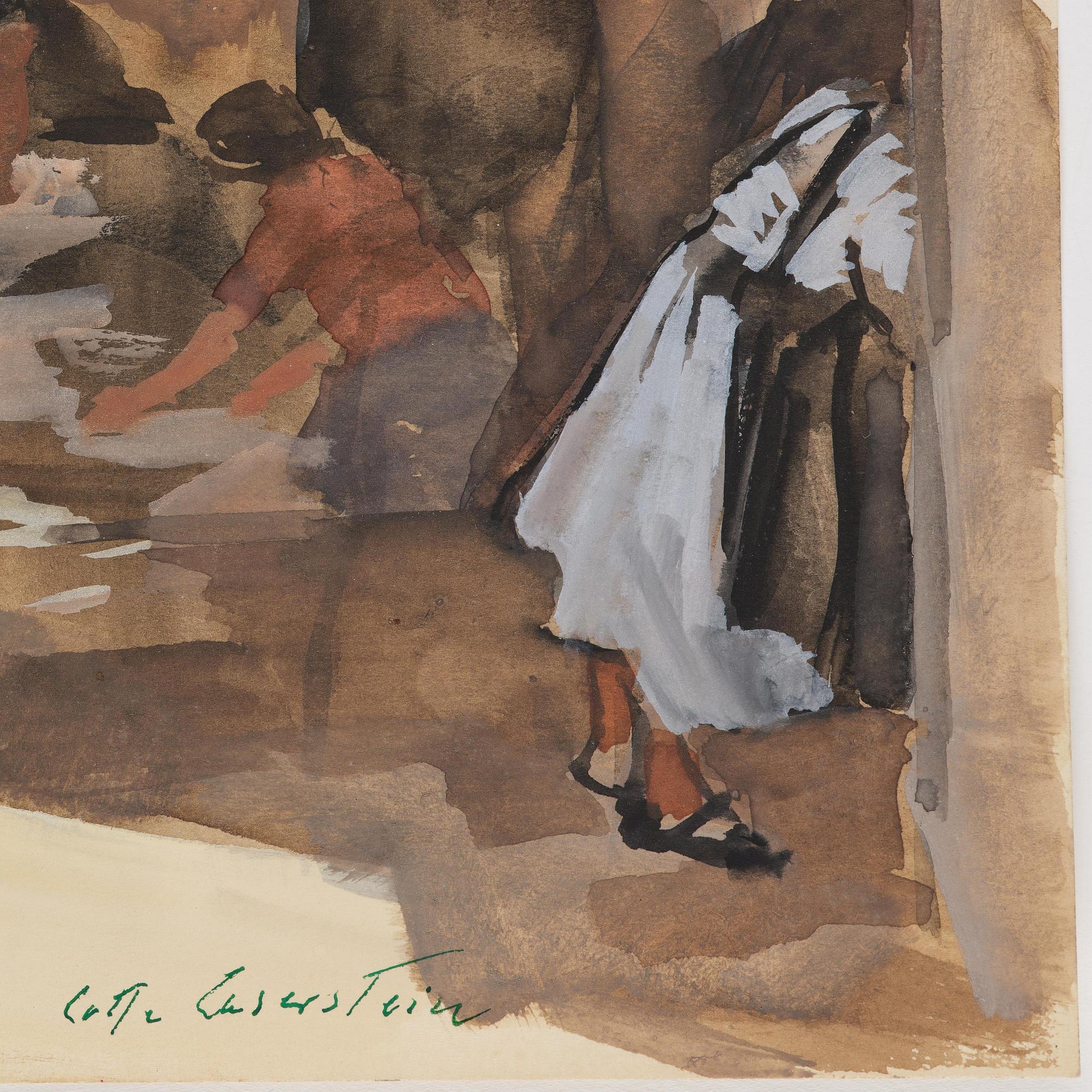 Lotte Laserstein, Motiv från Nago, Italien.