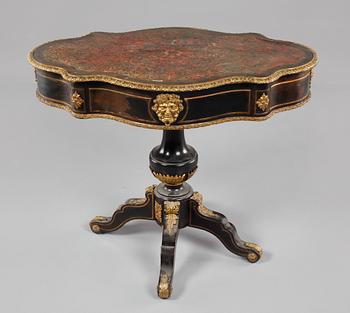 SALONGSBORD, Frankrike, Boulle-stil, 1800-talets andra hälft.