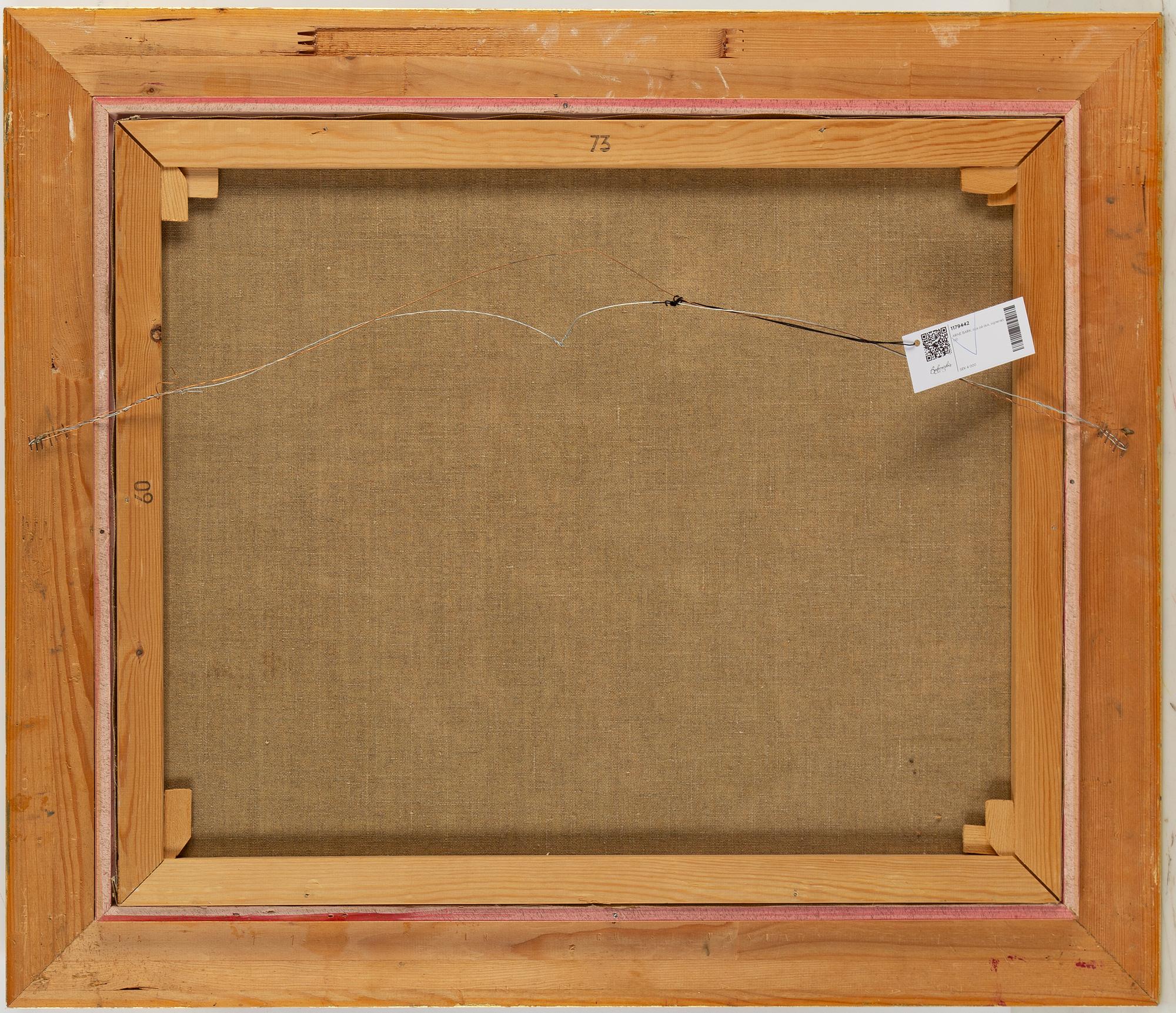 ARNE BARK, oil on canvas, signed and dated -82.