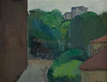 Alf Lindberg, oil on canvas, signed and dated -42.