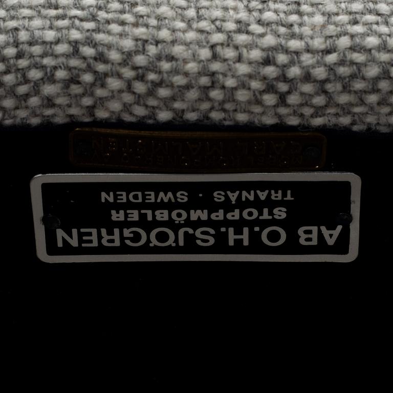 CARL MALMSTEN, fåtölj "Samsas", AB O.H. Sjögren, Tranås.