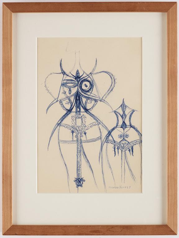 Max Walter Svanberg, Skiss.