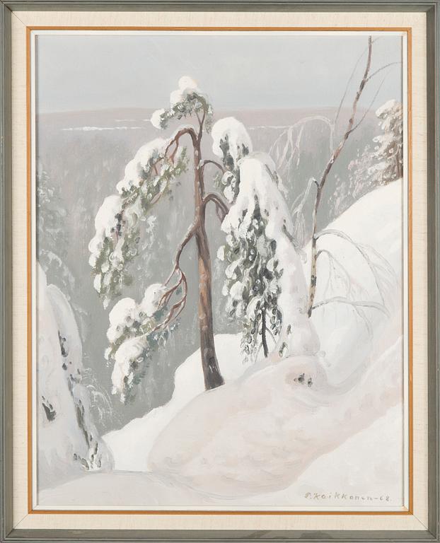 Paavo Kaikkonen, oil on canvas, signed and dated -68.