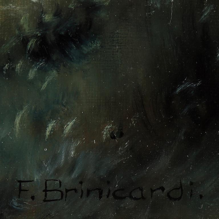 NIELS WALSETH, olja på duk, signerad med pseudonym F Brinicardi.
