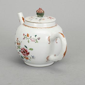 TEKANNA, kompaniporslin, Kina, Qianlong 1700-tal.