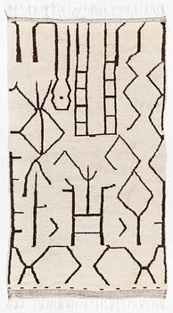 A rug, Morocco, c. 258 x 146 cm.