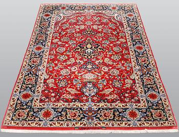 A rug, Figural Esfahan, ca 172 x 110 cm.