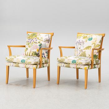 Karmstolar, ett par, Norell, omkring 2000.