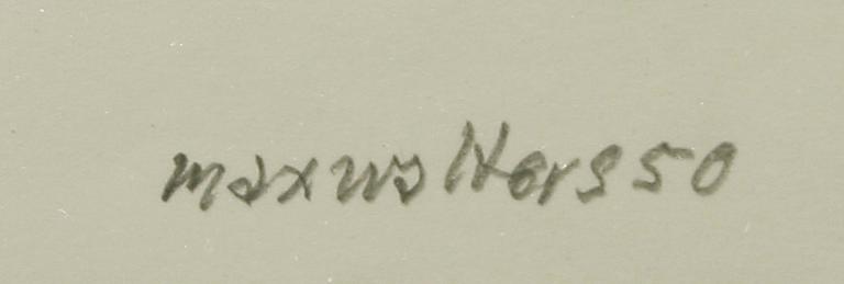 MAX WALTER SVANBERG, litografier, 2 st, sign o dat 50.