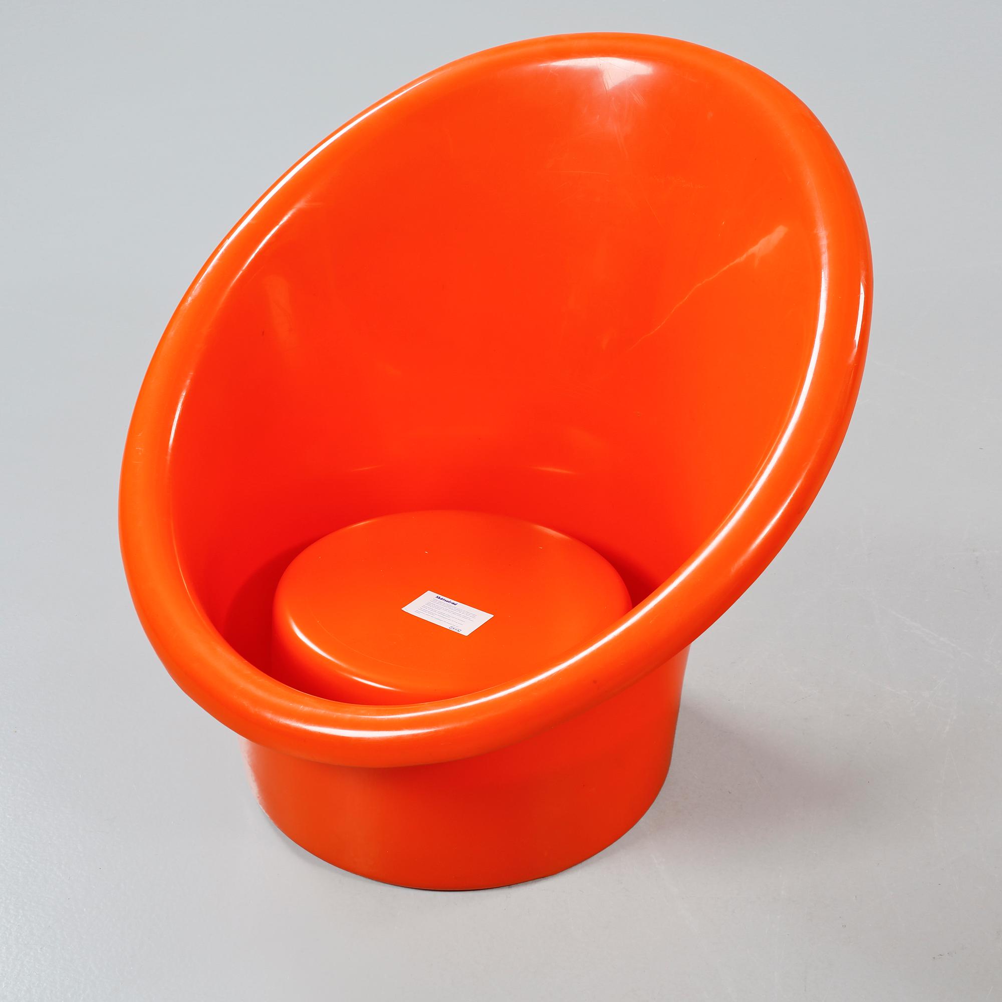 FÅTÖLJER, ett par, "Skopa", Olle Gjerlöv-Knudsen och Torben Lind för Ikea, modellen formgiven 1974.