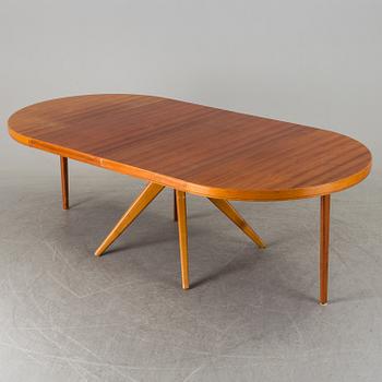 A David Rosén dining table, model "570-025", Nordiska kompaniet. 1950s.