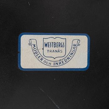 Yngve Ekström, soffbord/sidobord, "Rytm", Westbergs möbler, Tranås 1960-tal.