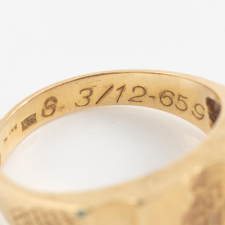 Bengt Hallberg, ring, 18K gold.