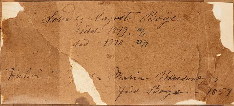 Okänd konstnär, 1800-tal, "Lorentz August Boije" (1819-1883).