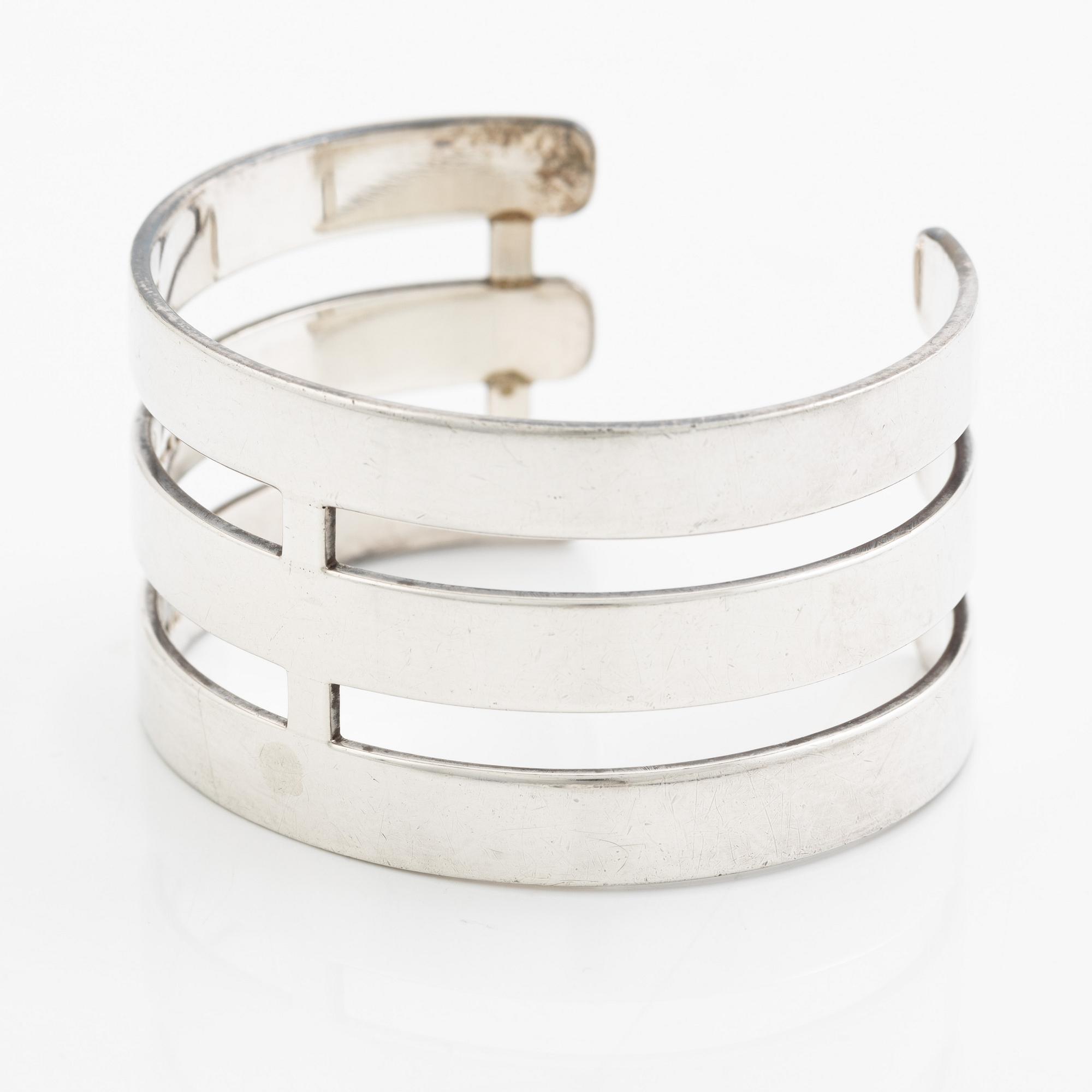 Sigurd Persson, a bracelet, silver, Stockholm 1973.