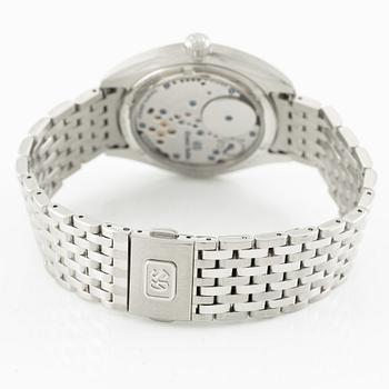 Grand Seiko, "White Omiwatari", wristwatch, 38.5 mm.