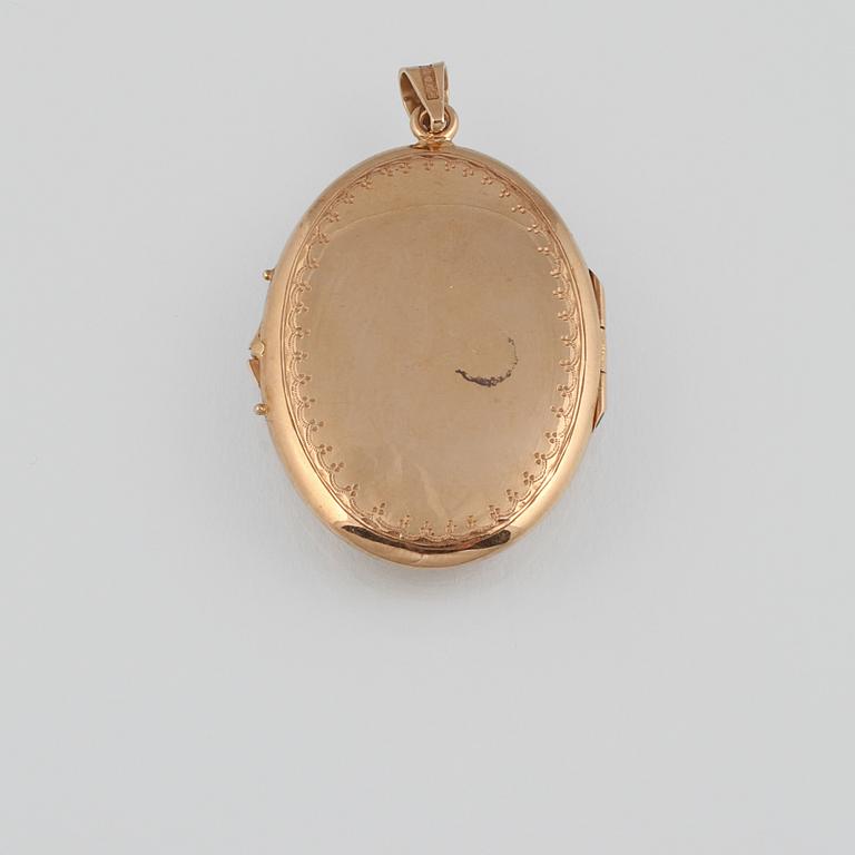 BERLOCK, 18K guld, Gustav dahlgren & Co, Malmö. Vikt 8,4 gram.