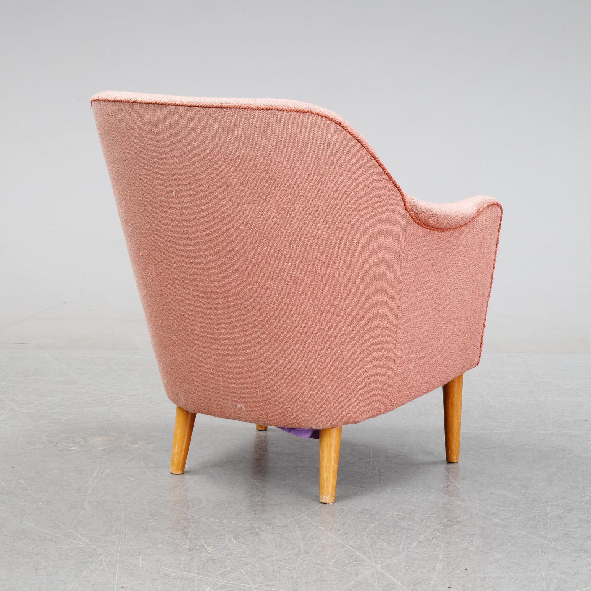 A 'Samspel' lounge chair by Carl Malmsten, second half of the 20th Century.