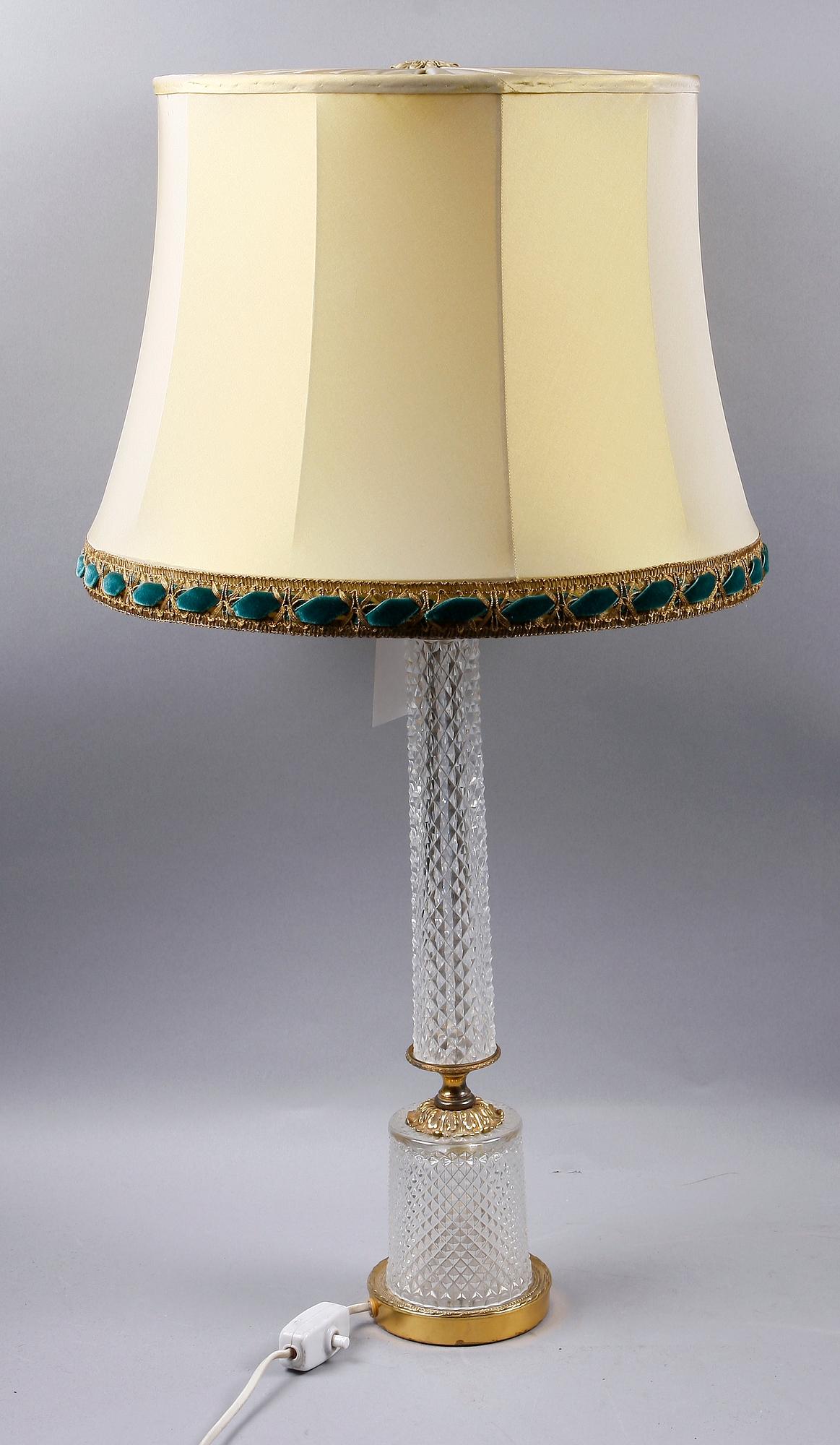 BORDSARMATUR, glas o mässing, empirestil, 1900-talets slut.