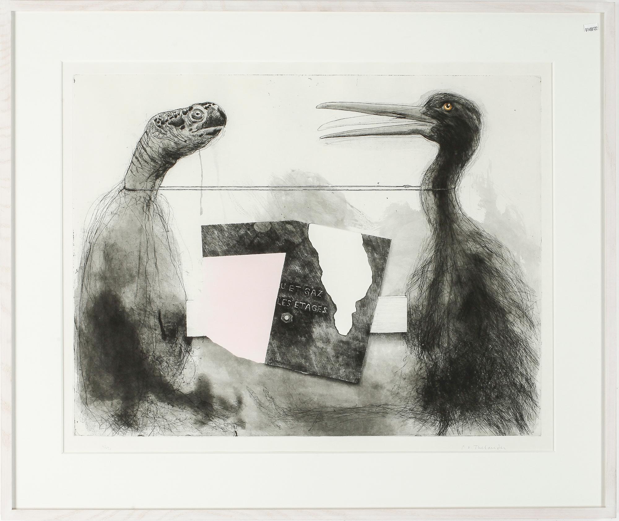 PÄR GUNNAR THELANDER, färglitografi, signerad och numrerad 43/90.