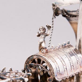 SKRIN/ BORDSDEKORATION, sterling silver, engelska importstämplar London 1911.