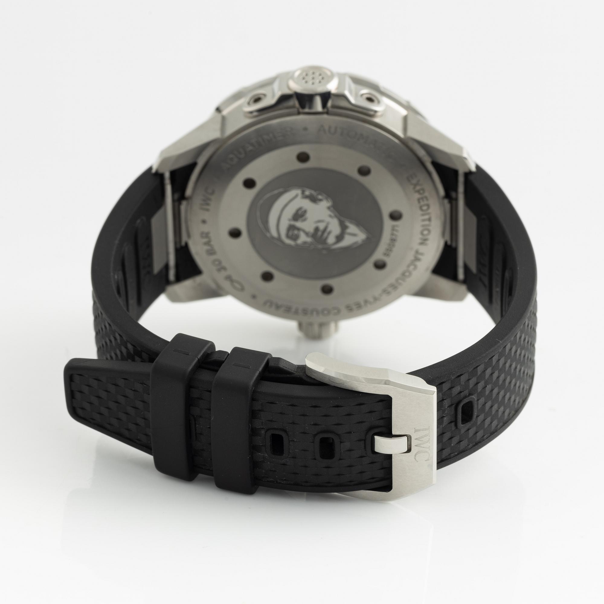 IWC, Schaffhausen, Aquatimer, “Expedition Jacques-Yves Cousteau", wristwatch, 42 mm.