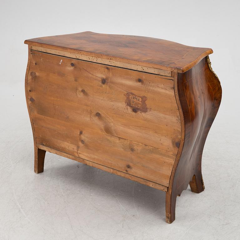 A Rococo chest of drawers, second half of the 18th century.