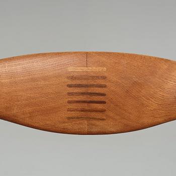 HANS J WEGNER, stol, "Cowhorn chair", en tidig version av "JH 505" för Johannes Hansen, 1950-tal.