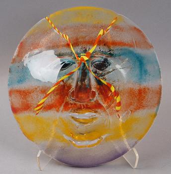 SKÅL, glas, Kjell Engman. Kosta Boda Sign Ateljé 90.