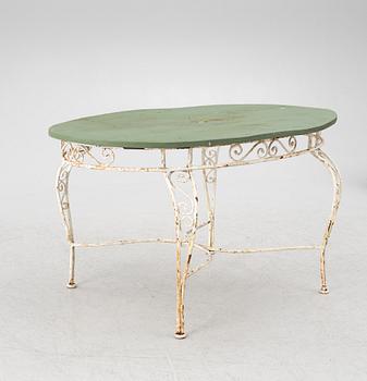 Trädgårdsgrupp, 4 delar, 1900-talets mitt.