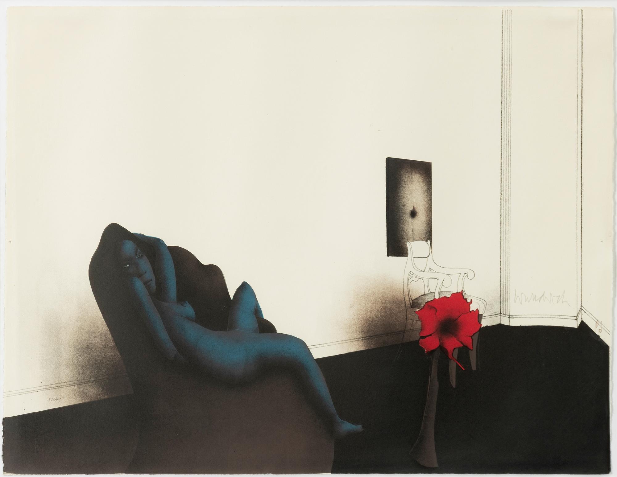 Paul Wunderlich, "The red and the b.