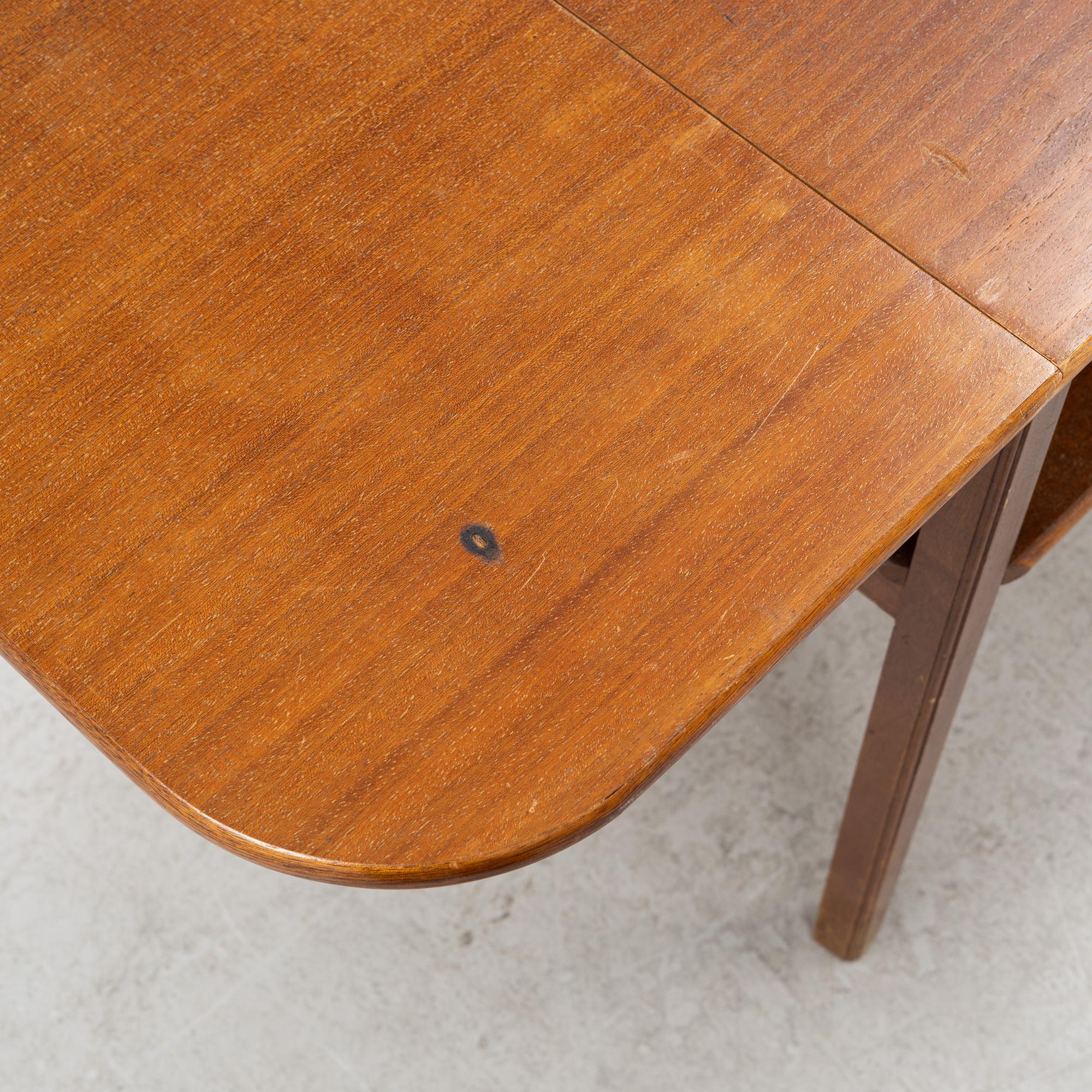 Josef Frank, a drop-leaf coffee table, model 1059, Firma Svenskt Tenn, Sweden, mid/second half of the 20th century.