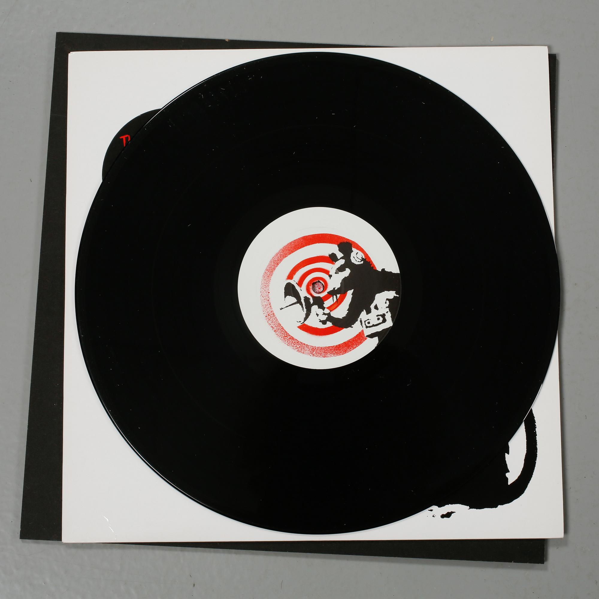 BANKSY, skivomslag, serigrafi, "Radar rat", limited edition 500, ej signerad.