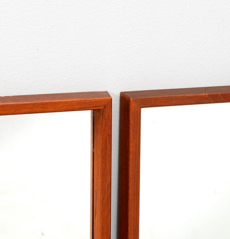 Åke Johansson mirrors, a pair from the 1960s/70s.