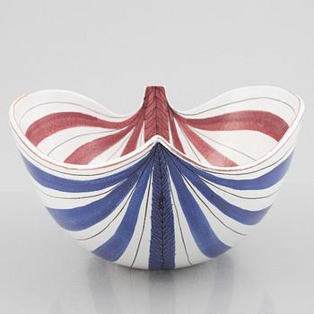 Stig Lindberg, bowl, faience, Gustavsberg studio, Sweden, circa mid-20th century.