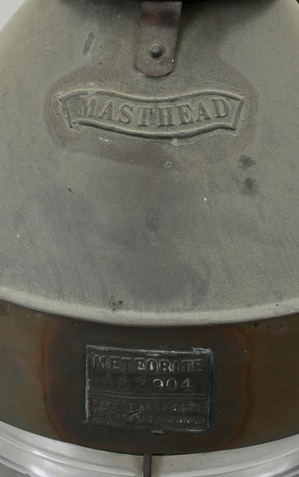 LANTERNA, koppar, "Masthead", 1900-talets första hälft.