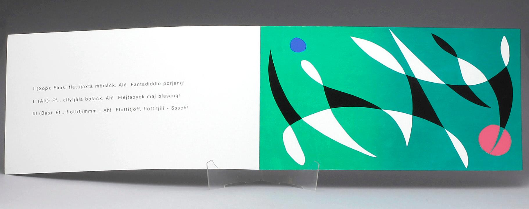 PIERRE OLOFSSON, portfölj med 6 serigrafier och kassetband.