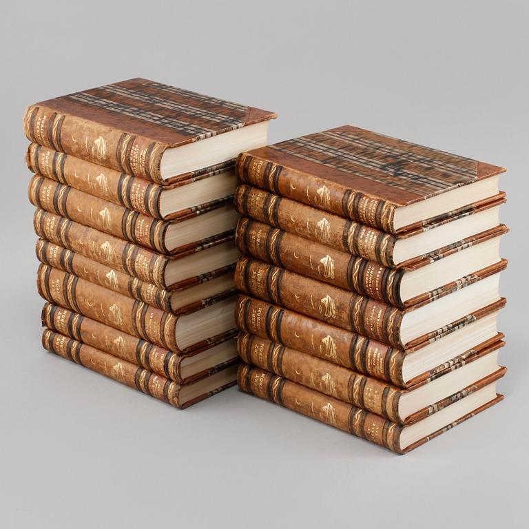 BÖCKER, 15 vol, Albert Engström. Albert Bonniers Bokförlag, Stockholm 1940-tal.