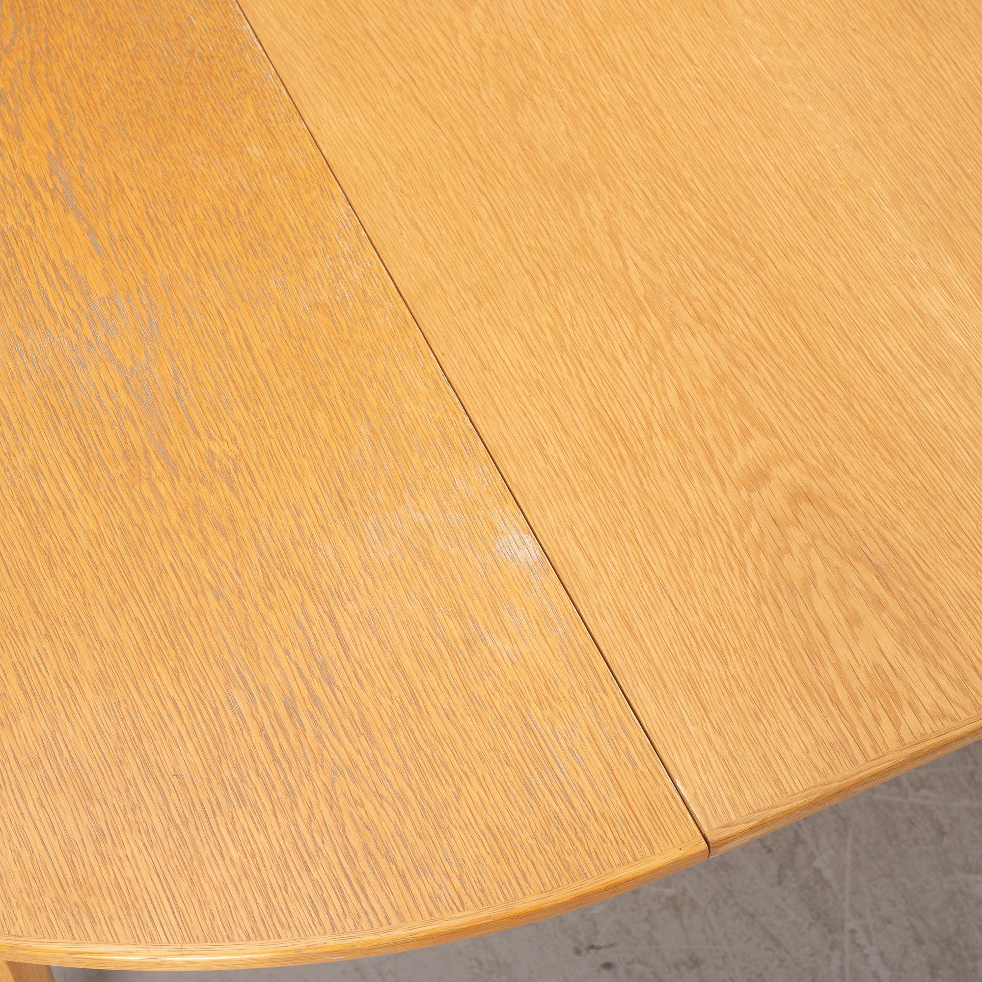 Carl Malmsten, an 'Åfors' dining table, second half of the 20th century.