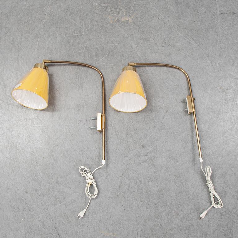 Josef Frank, a pair of 2428 wall lights, Firma Svenskt Tenn.
