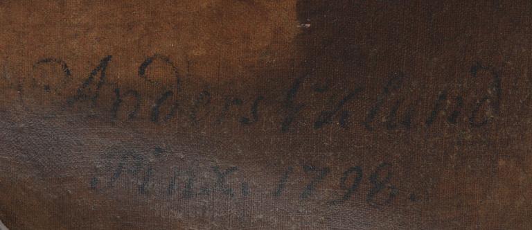 OKÄND KONSTNÄR, olja på duk, 1700-tal.