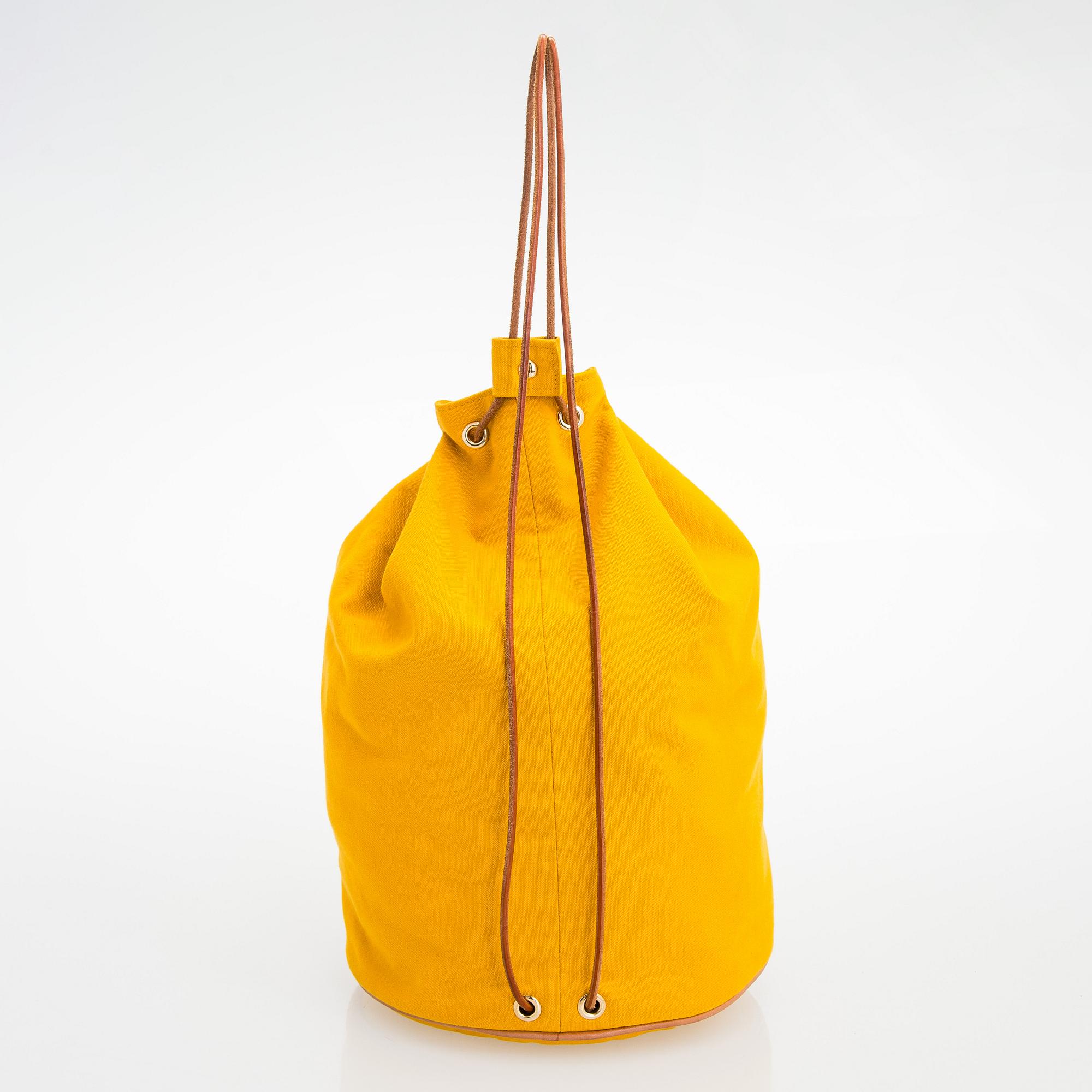 Hermès, A 'Polochon Mimile' backpack.