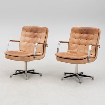 Kenneth Bergenblad, a pair of armchairs, "Hercules", Dux.