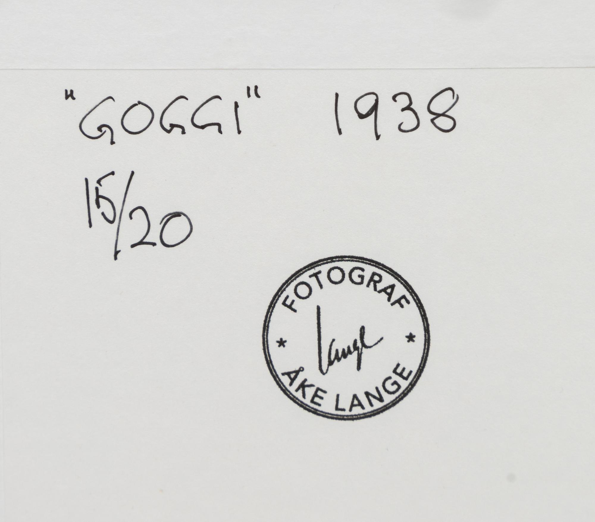 Åke Lange, "Goggi", 1938.