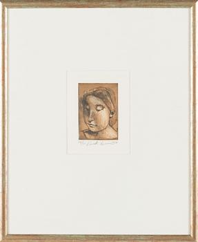 Kuutti Lavonen, etsning, signerad och daterad 1997, numrerad 56/60.