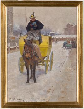 Gustaf Ankarcrona, Mail coachman, Berlin.