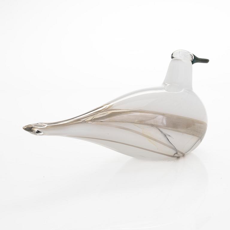 Oiva Toikka, a "Steller's Eider" glass bird and egg, signed O. Toikka Nuutajärvi 2006, the egg numbered 668/750.
